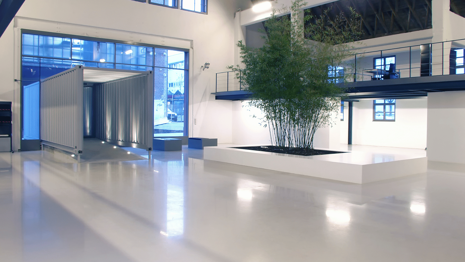 modern building interior